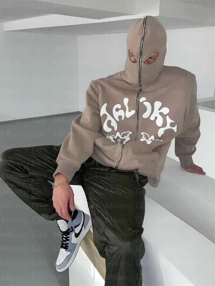 “1400KDW” Khaki Hoodie