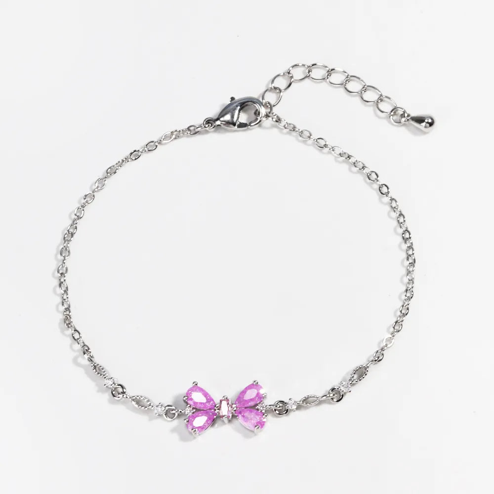 Y2K Rhinestone Chain Bracelet