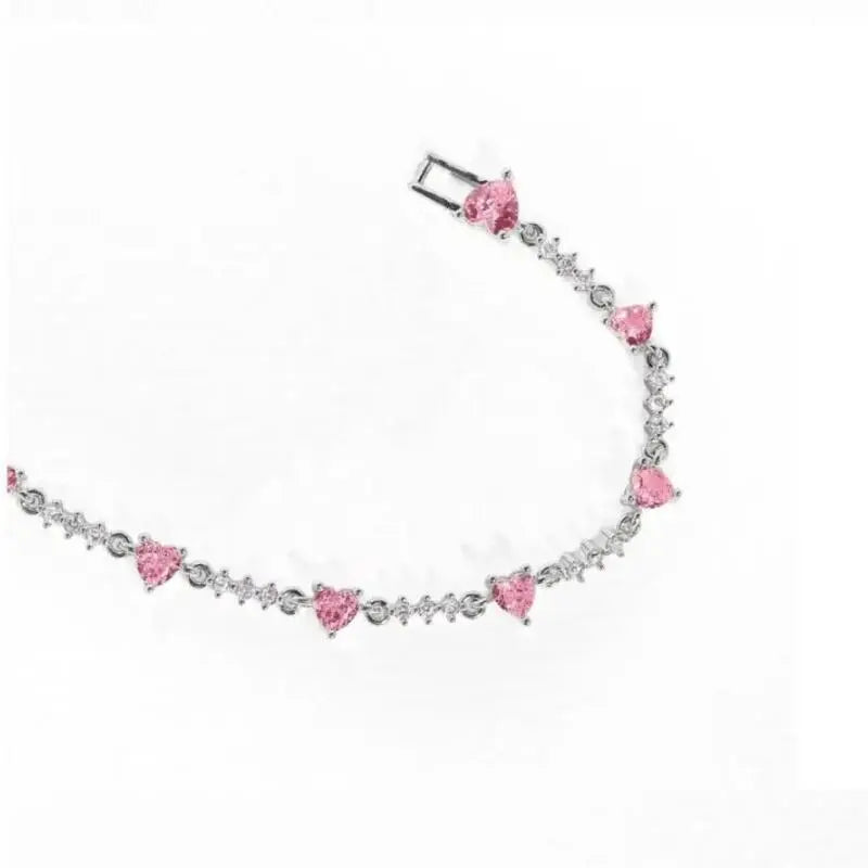 Y2K Rhinestone Chain Bracelet