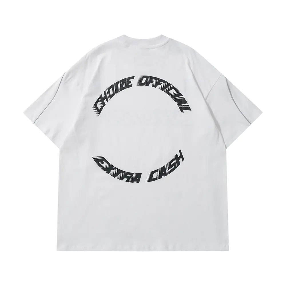 “CHOIZE” Oversized Reflective Shirt